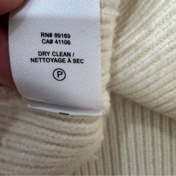 Derek Lam 10 Crosby Noelia Ivory Cream Collared Ruffle Sweater Cropped Women S - Picture 10 of 13